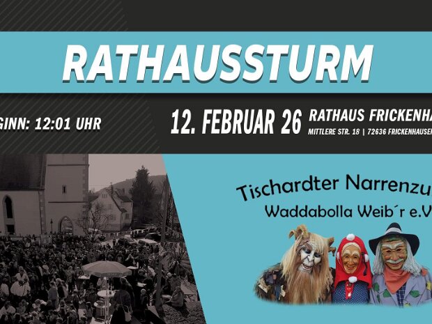 Rathaussturm Frickenhausen