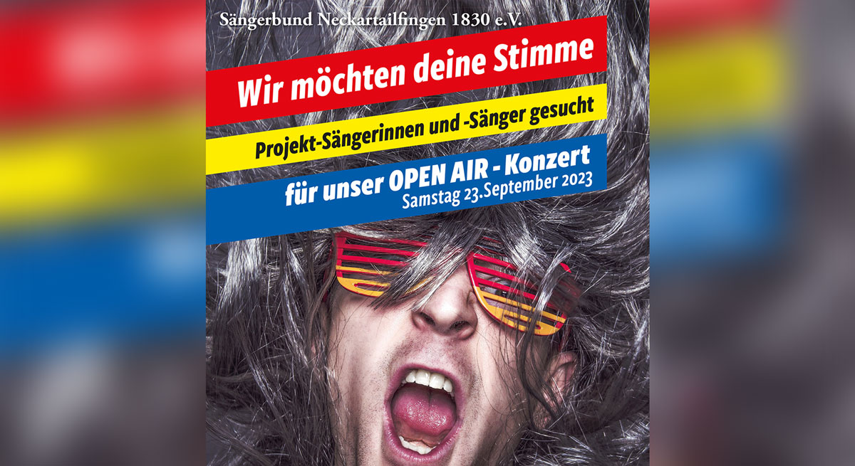 Mach mit bei unseren OPEN AIR – Projektchören